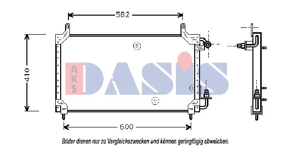 AKS DASIS Lauhdutin, ilmastointilaite 512010N